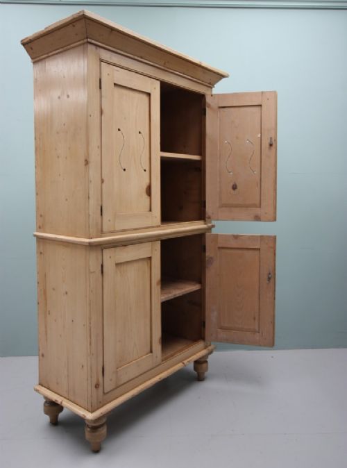 fig 2. Antique Pine Four Door Cupboard from Pembrokeshire
