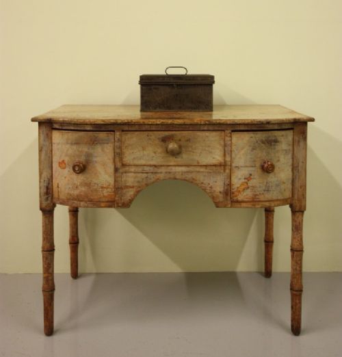 English Regency Antique Desk in Original Paint