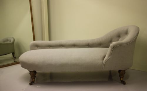 English Antique Gilt Wood Daybed by Miles & Edwards
