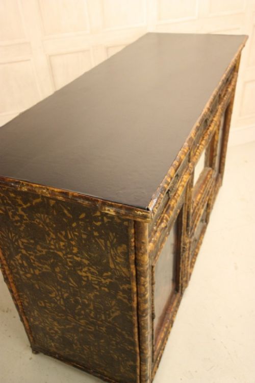 fig 2. Decorative English Antique Bamboo Dresser Base