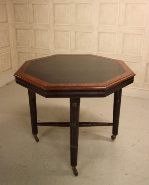 fig 1. Arts & Crafts Antique Mahogany Centre Table