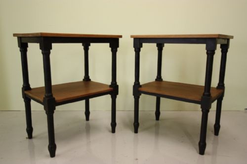 Pair of English Antique Bedside Tables.