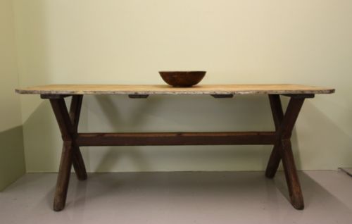 fig 1. Original Antique Tavern Dining Table