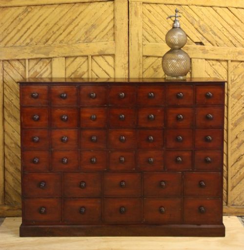 Complete Regency Antique Mahogany Apothecary Chest