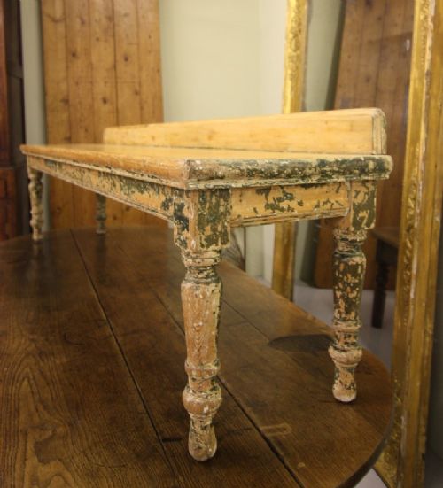 fig 1. English Antique Painted Pine Window Seat