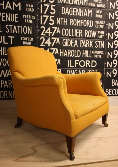 English Country House Antique Armchair