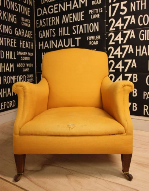fig 1. English Country House Antique Armchair