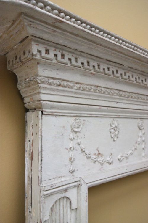 Georgian Antique Chimney Piece in Original Paint