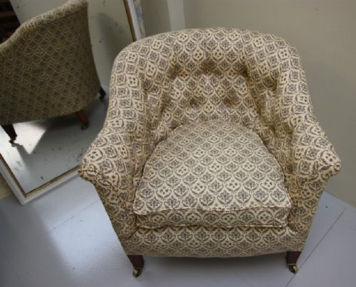 fig 2. Original Antique Howard & Sons Armchair