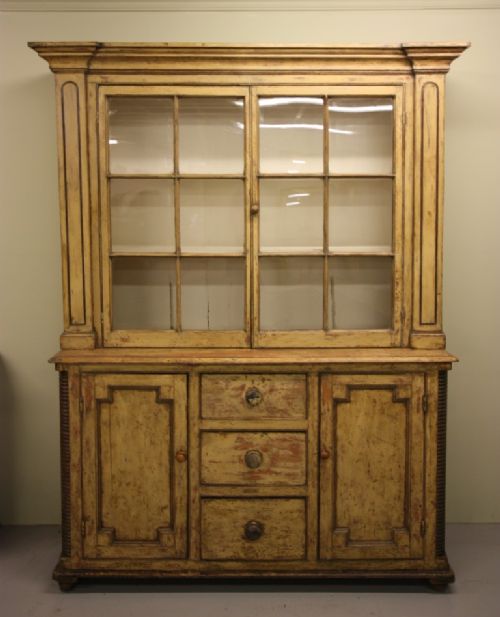 Original Cream Painted Georgian Antique Dresser