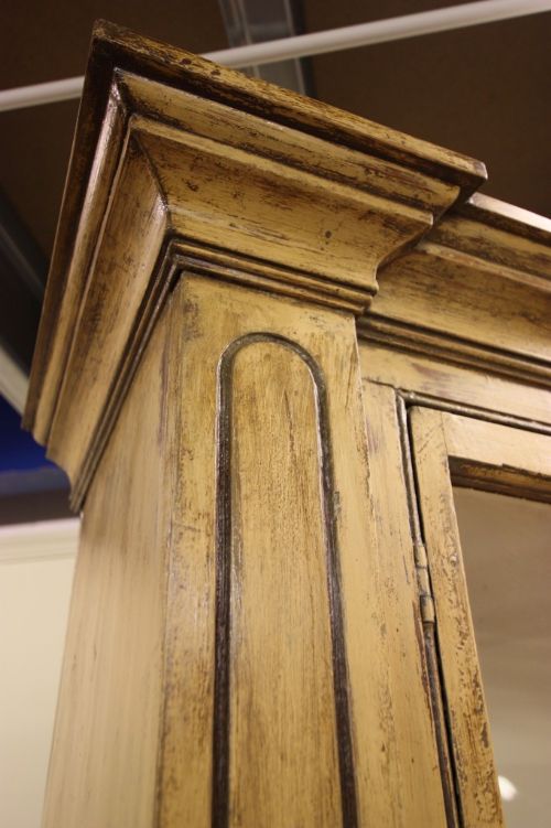 fig 3. Original Cream Painted Georgian Antique Dresser
