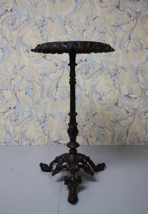Rare Cast Iron Antique Coalbrookdale Table
