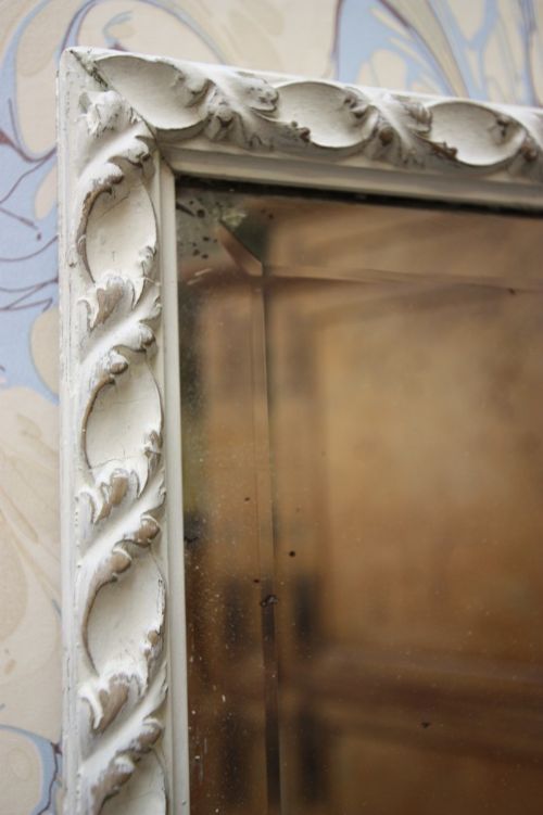 Stunning & Decorative Gesso Framed Antique Mirror