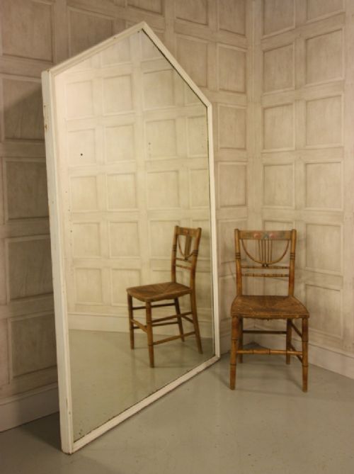 fig 1. Unusual Antique 19th Century Shop Mirror