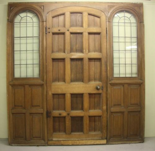 fig 1. Fantastic Quality Antique Oak Entrance Doorway