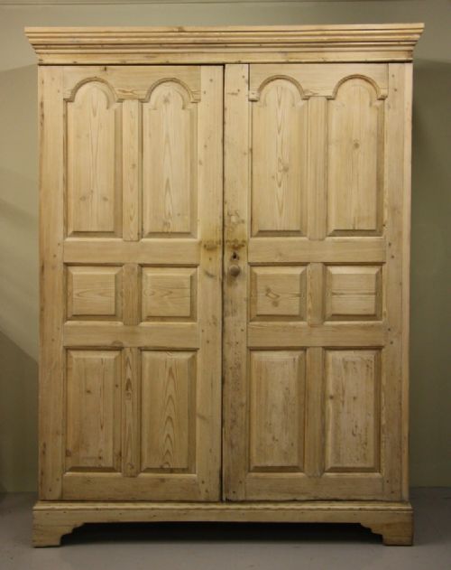 Irish Georgian Antique Pine Housekeepers Cupboard