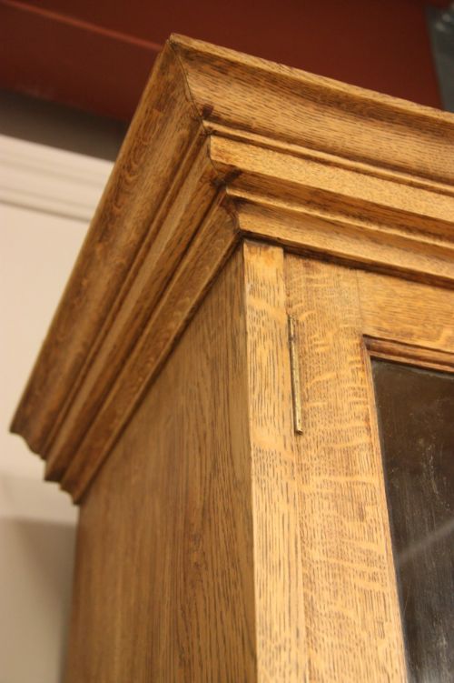 fig 2. Antique Oak Sorting Office Bookcase by John Taylor