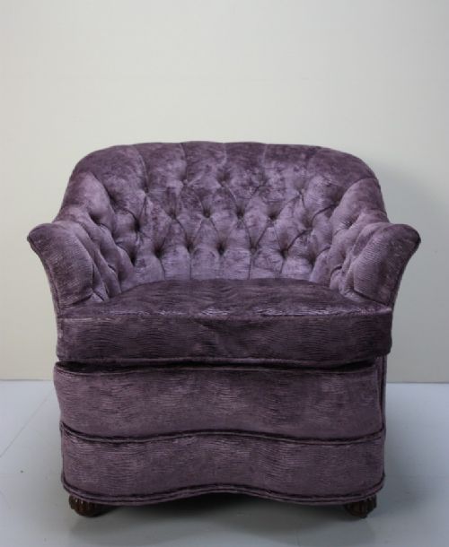 fig 1. Newly Upholstered William IV Antique Armchair