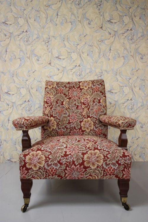 fig 1. Antique William Morris 'Connaught' Armchair by George Jack