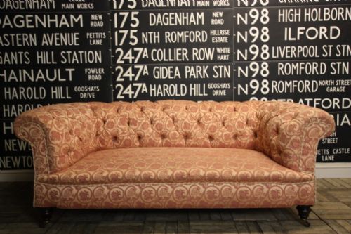 English 19th Century Antique Chesterfield Sofa