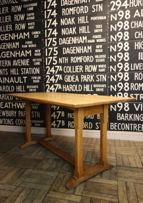 Gordon Russell Antique Oak Refectory Dining Table