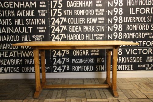 fig 1. Gordon Russell Antique Oak Refectory Dining Table
