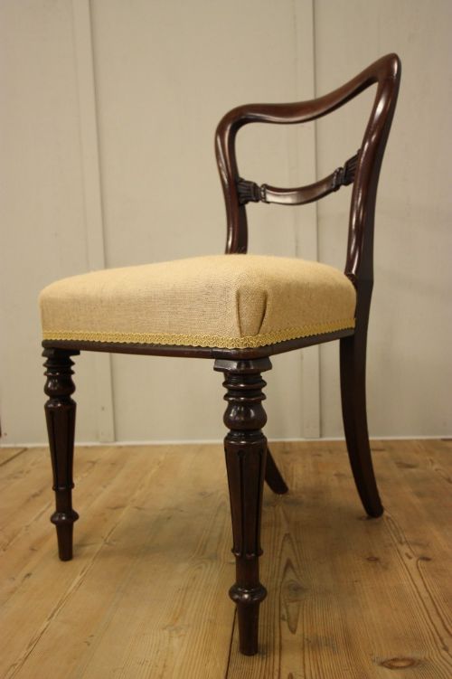 fig 2. Six English Antique Finest Mahogany Dining Chairs