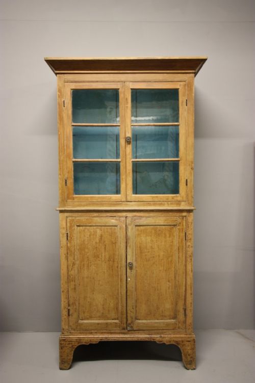Georgian Antique Four Door Cupboard.