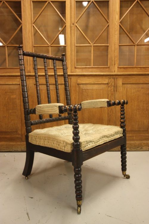 
English Regency Antique Bobbin Armchair