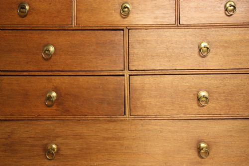 fig 2. Early Georgian Antique Oak Estate Cupboard