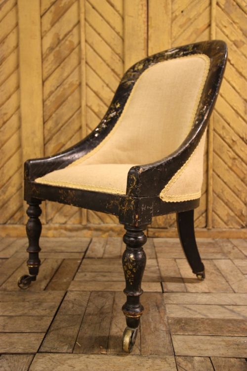 Regency Chinoiserie Decorated Side Chair