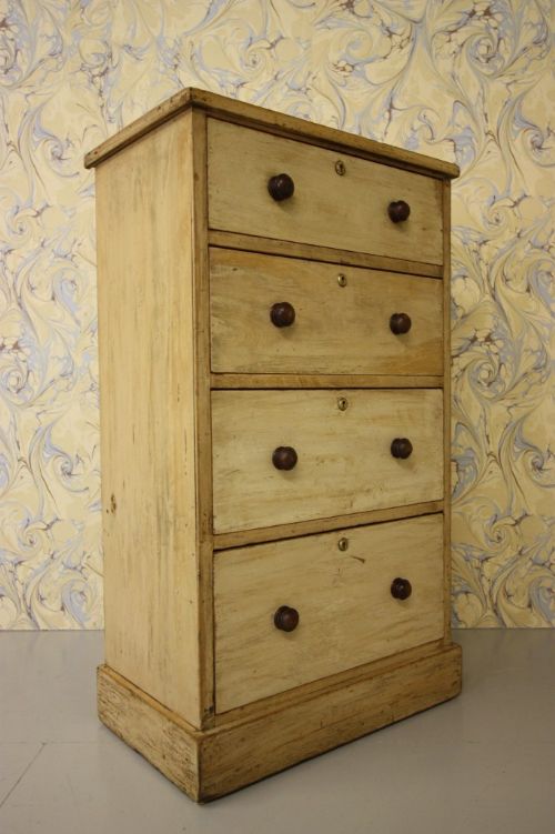 Regency Antique Original Painted Flight of Drawers
