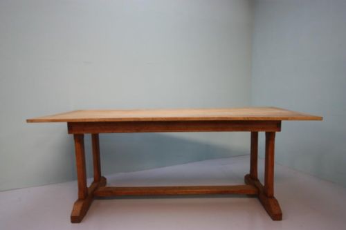 fig 1. Edwardian Antique Oak Refectory Dining Table