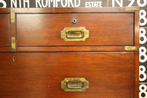 fig 2. English Made Antique Military Campaign Chest
