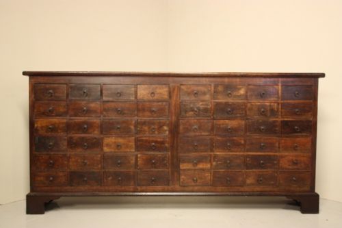 fig 1. French Antique Bank of Drawers