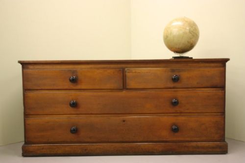 English Country House Antique Linen Chest.