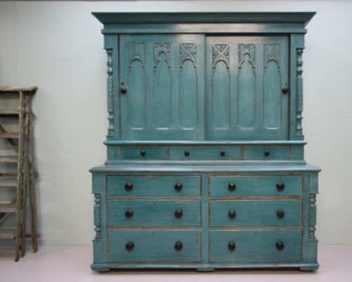 19th Century Antique Housekeeper's Cupboard.