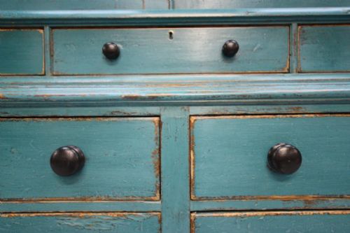 fig 1. 19th Century Antique Housekeeper's Cupboard.