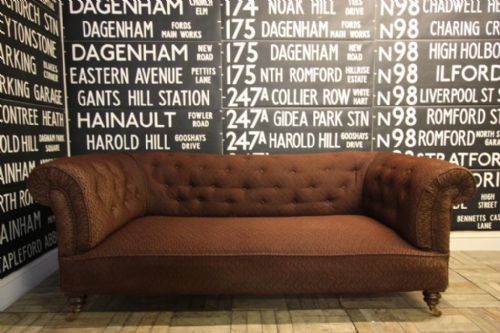 English Antique 19th Century Chesterfield Sofa.