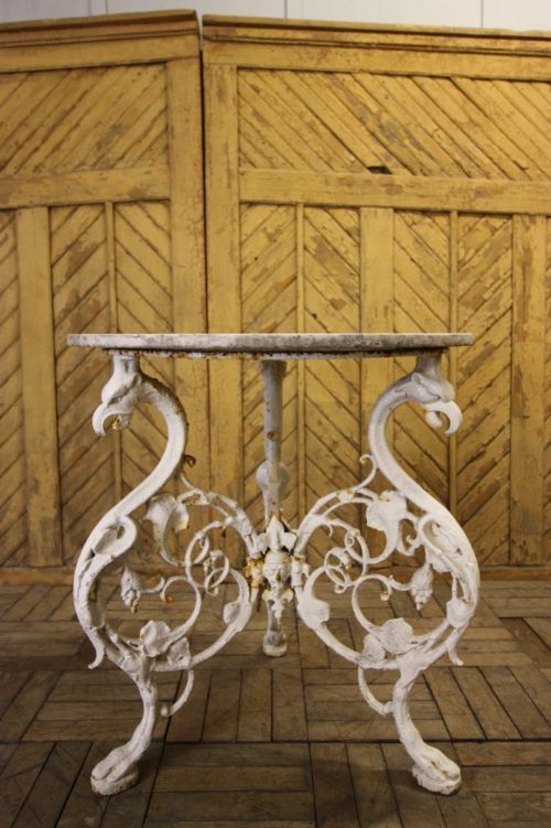 Wonderful English Antique Cast Iron Table.