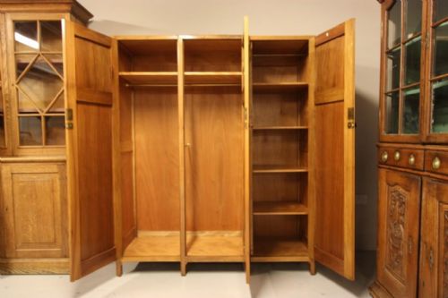 fig 1. Heal's 1930's Walnut Wardrobe