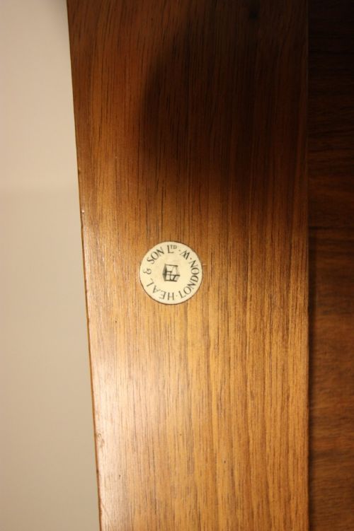 fig 2. Heal's 1930's Walnut Wardrobe
