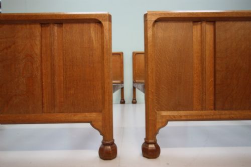 Best Pair of Gordon Russell Oak Single Beds.