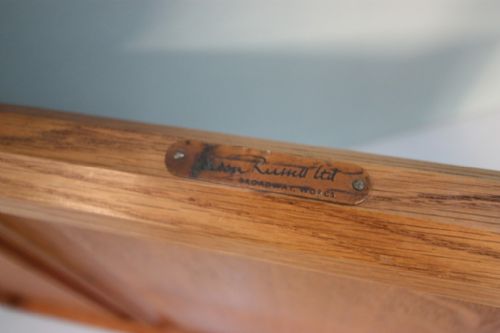 fig 2. Best Pair of Gordon Russell Oak Single Beds.