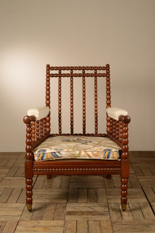William IV Antique Bobbin Armchair