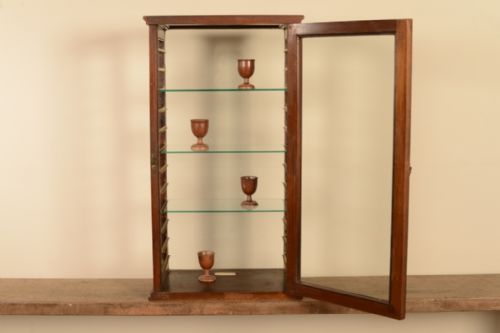 fig 1. Counter Top English Antique Shop Display Case