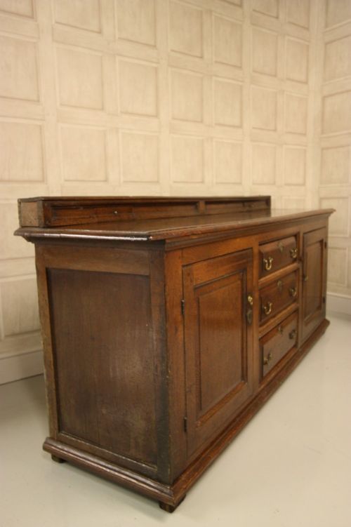 fig 2. Early 18th Century English Antique Oak Dresser Base