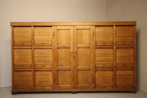 Edwardian Antique Oak Cabinet