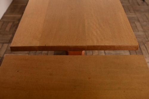 fig 2. Early Heals Antique Oak Refectory Table with Extension