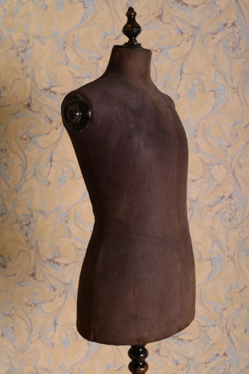 fig 1. 19th Century English Antique Tailor's Dummy